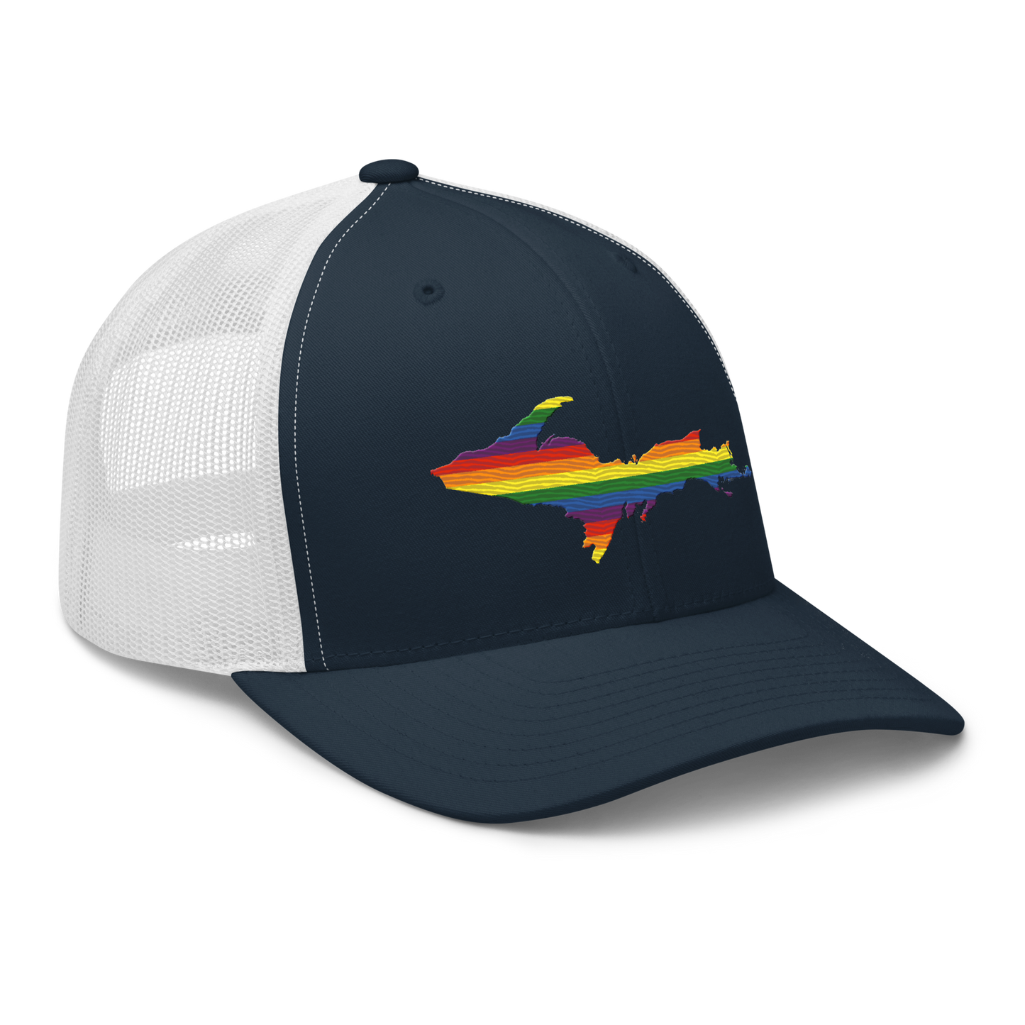 Michigan Upper Peninsula Trucker Hat (Pride Edition)