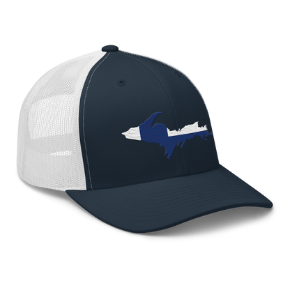 Michigan Upper Peninsula Trucker Hat (w/ UP Finland Outline