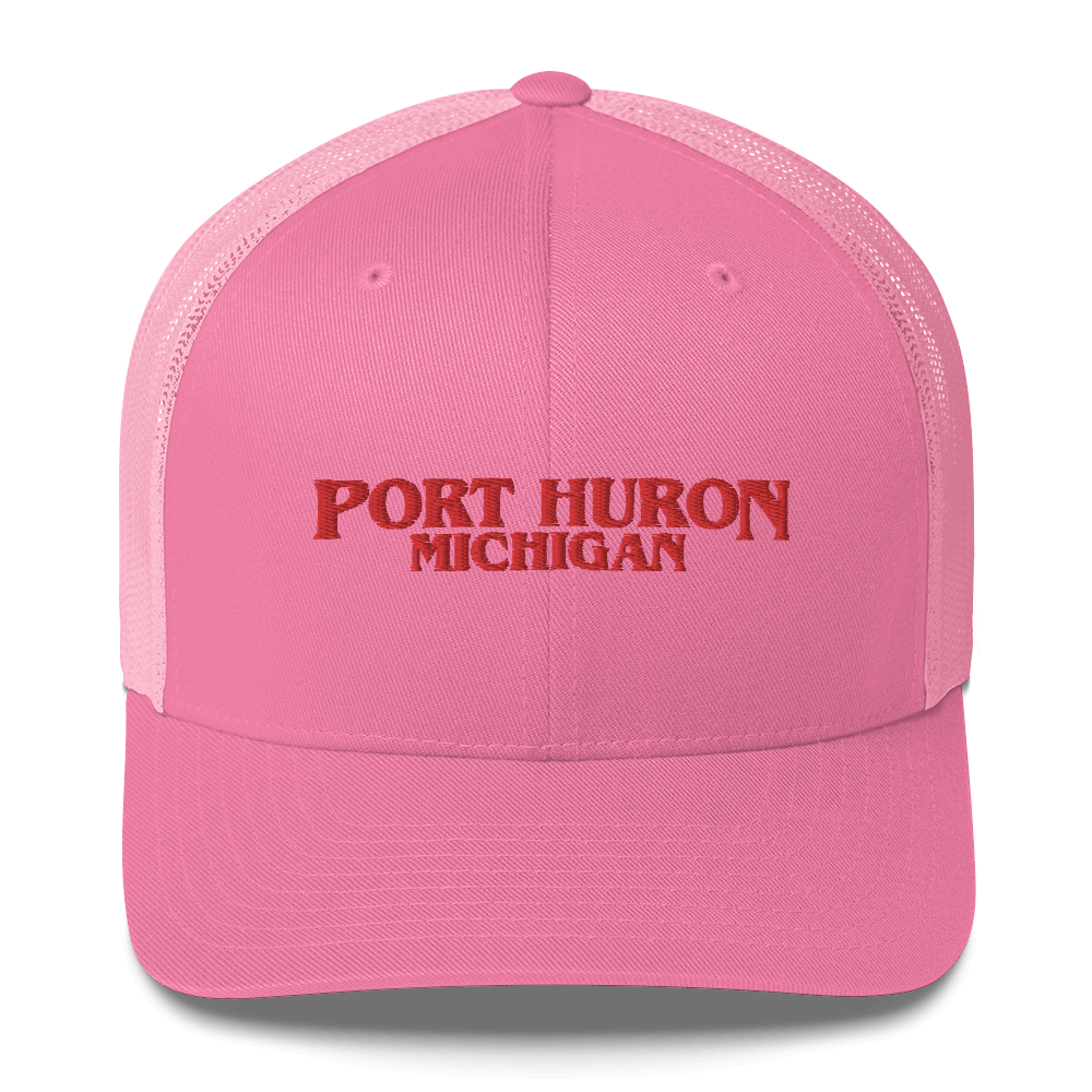 'Port Huron Michigan' Trucker Hat (1980s Drama Parody)