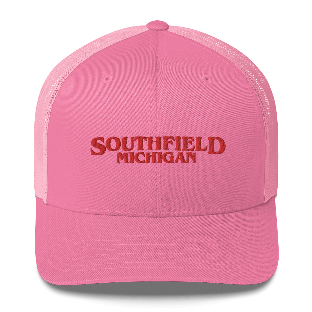 'Southfield Michigan' Trucker Hat (1980s Drama Parody)