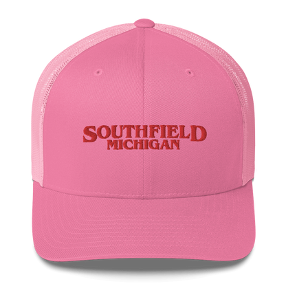 'Southfield Michigan' Trucker Hat (1980s Drama Parody)