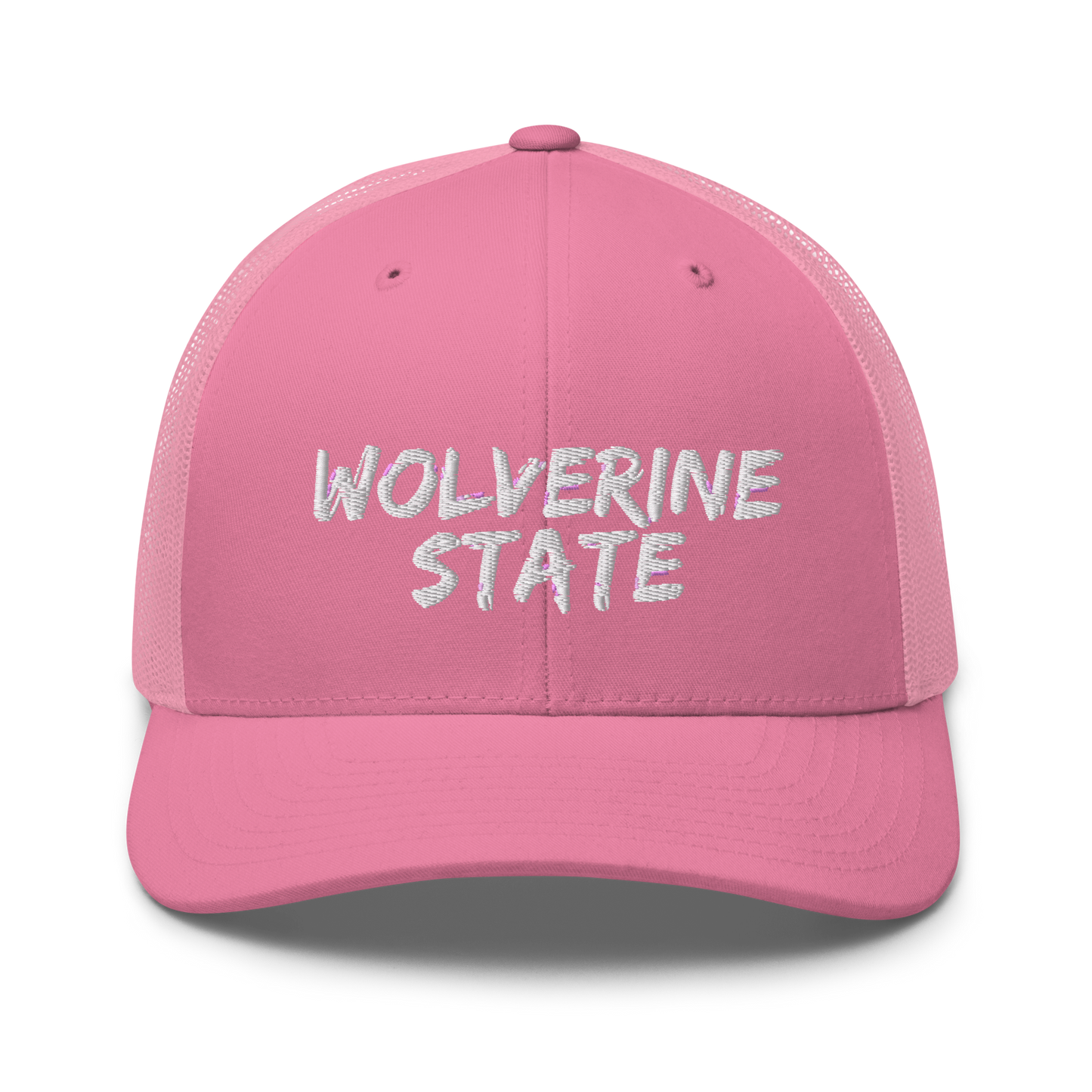 Michigan 'Wolverine State' Trucker Hat (Angry Brush Font)