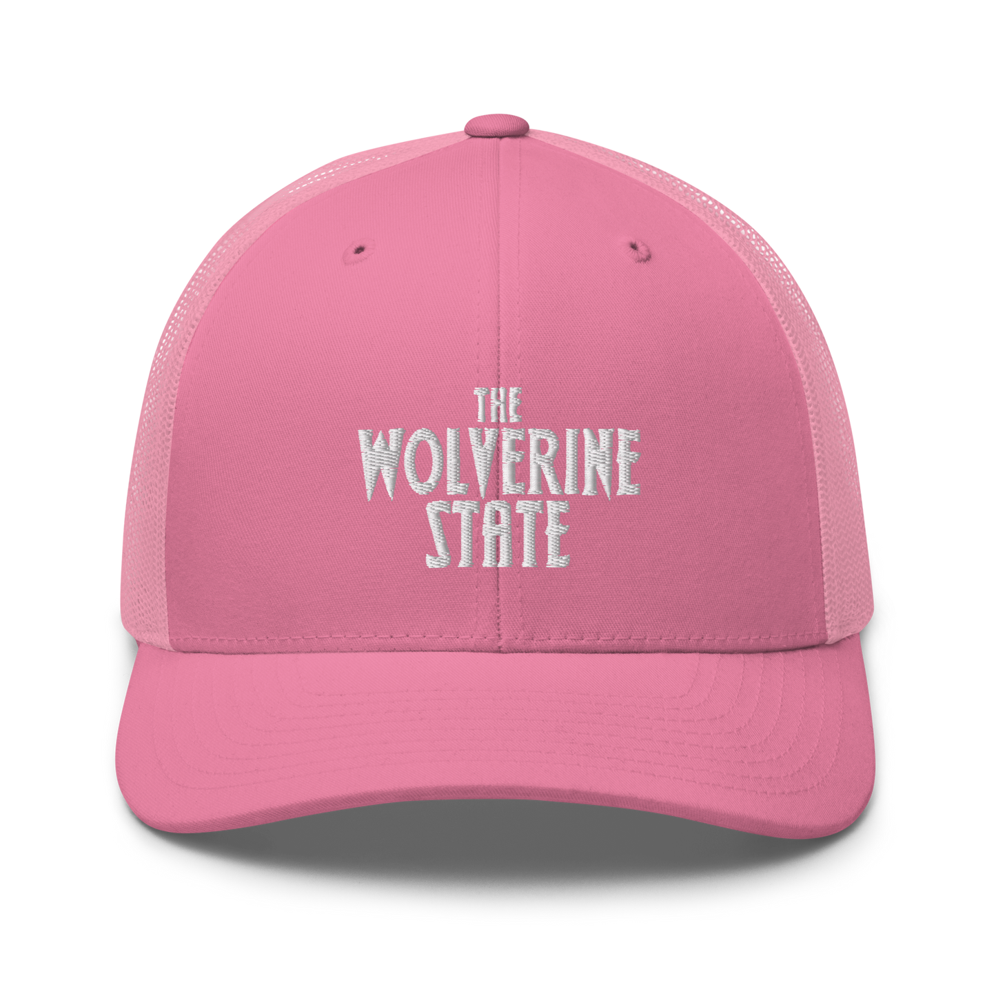 Michigan 'The Wolverine State' Trucker Hat (Vicious Mustelid Font)