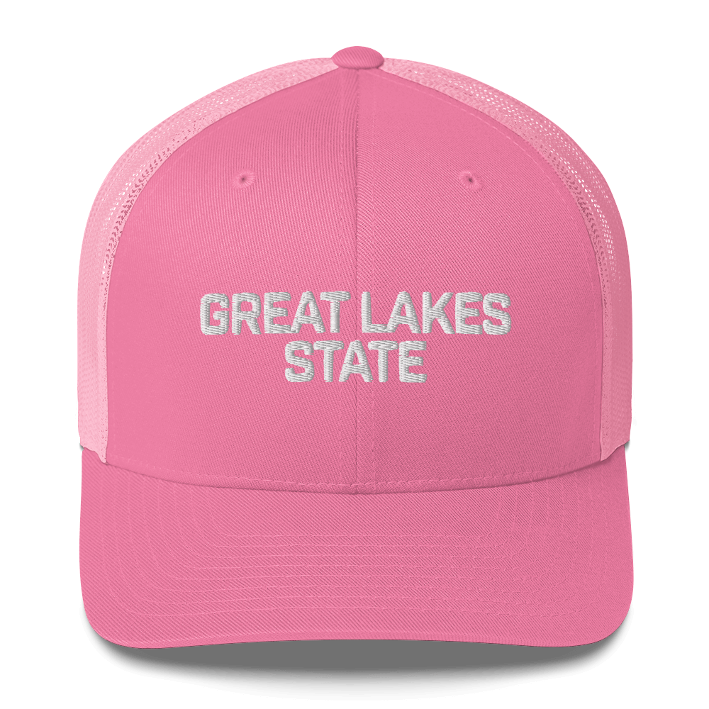 Michigan 'Great Lakes State' Trucker Hat (Maritime Font)