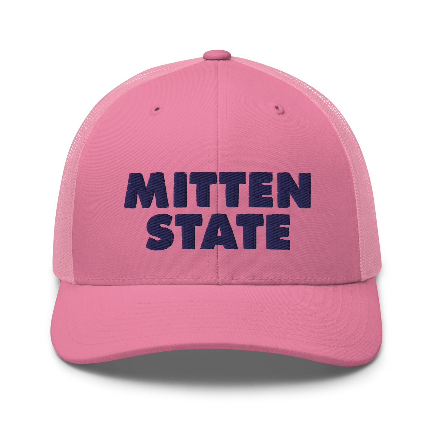 Michigan 'Mitten State' Trucker Hat (Geometric Sans Font)