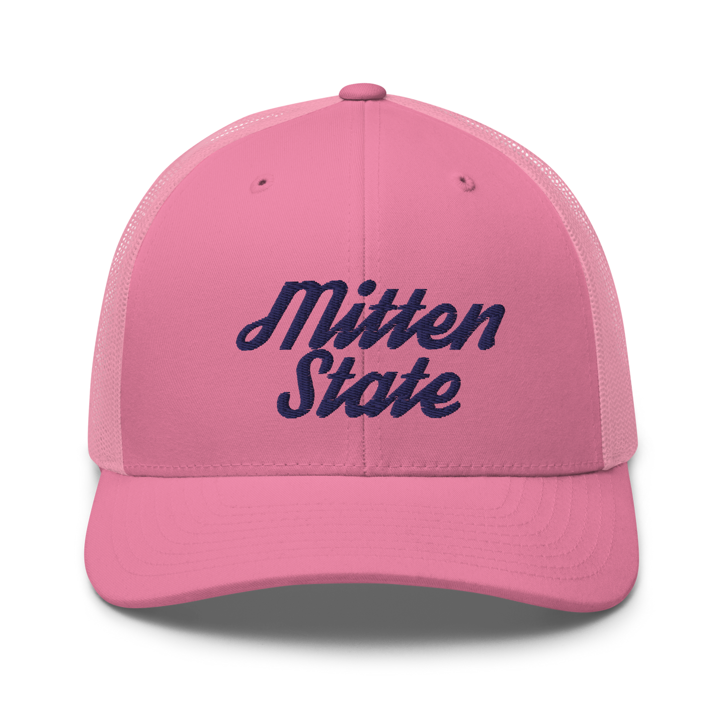 Michigan 'Mitten State' Trucker Hat (Script Font)