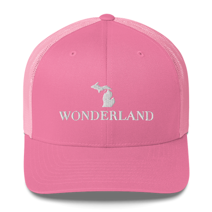 Michigan 'Wonderland' Trucker Hat (Didone Font)