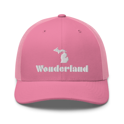 Michigan 'Wonderland' Trucker Hat (Art Deco Font)