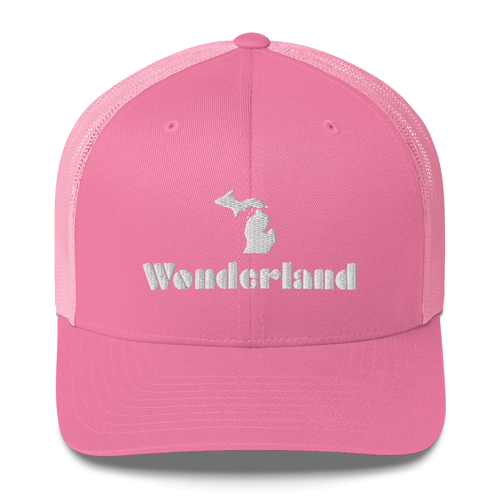 Michigan 'Wonderland' Trucker Hat (Art Deco Font)