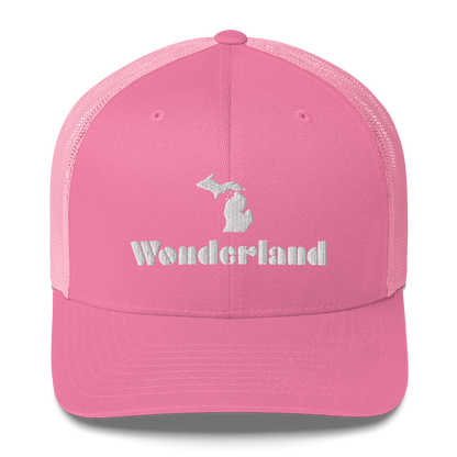 Michigan 'Wonderland' Trucker Hat (Art Deco Font)