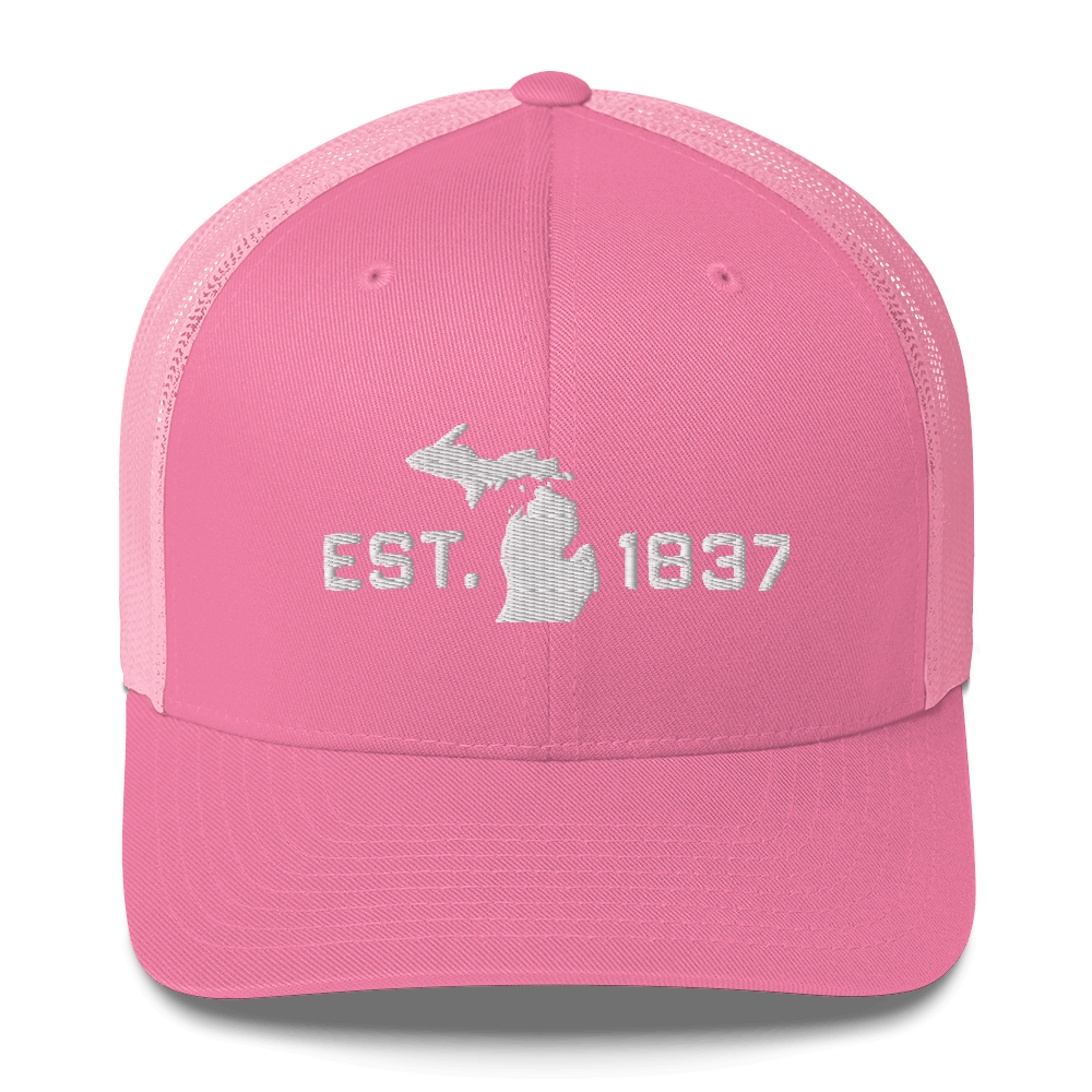 Michigan 'EST 1837' Trucker Hat (Athletic Font)