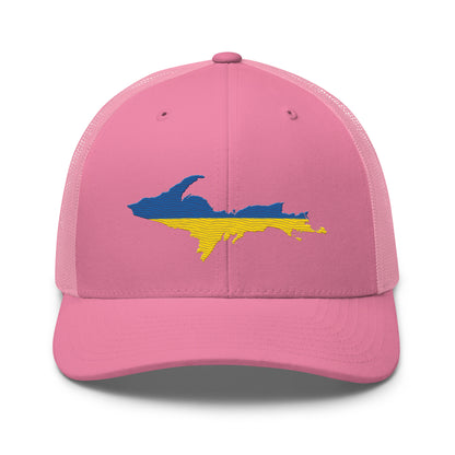 Michigan Upper Peninsula Trucker Hat (Ukraine Edition)