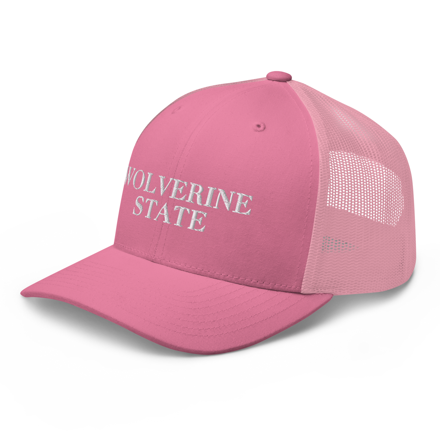 Michigan 'Wolverine State' Trucker Hat (Didone Font)