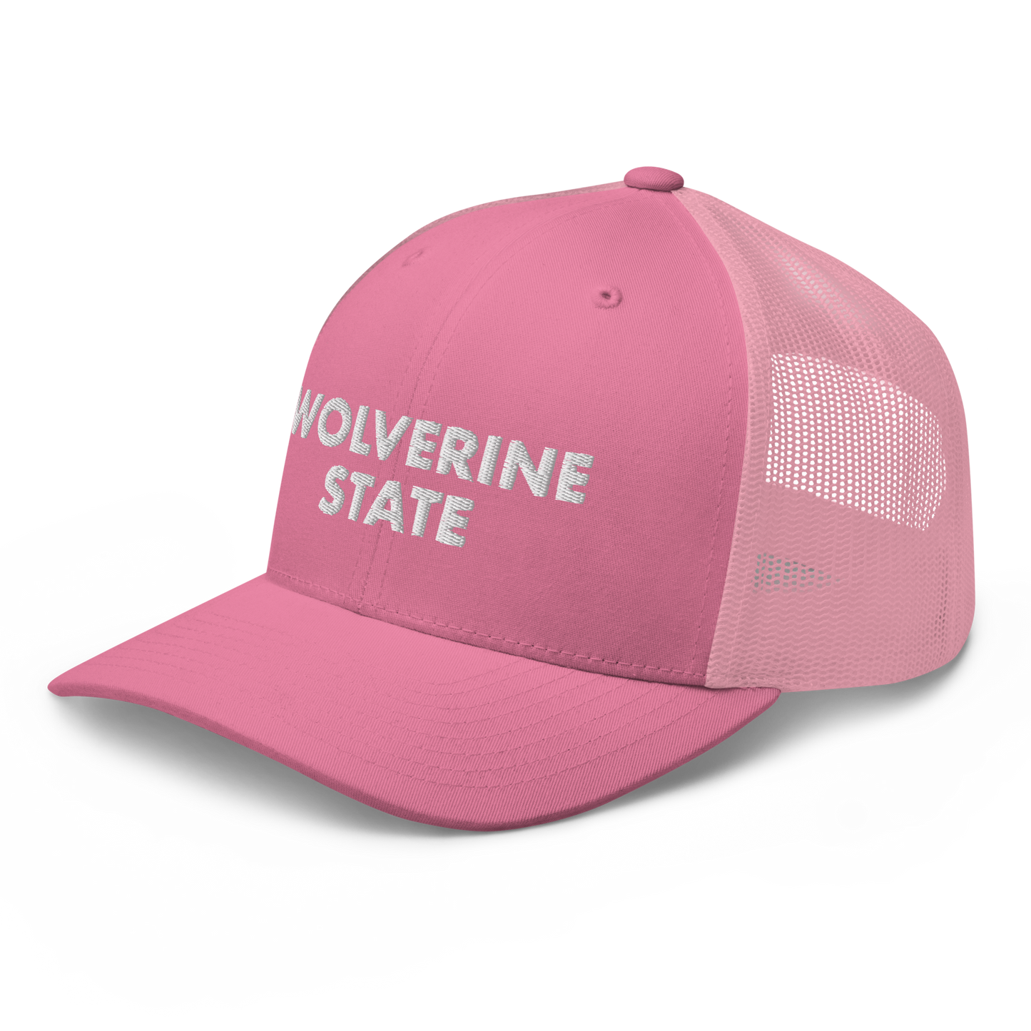 Michigan 'Wolverine State' Trucker Hat (Geometric Sans Font)