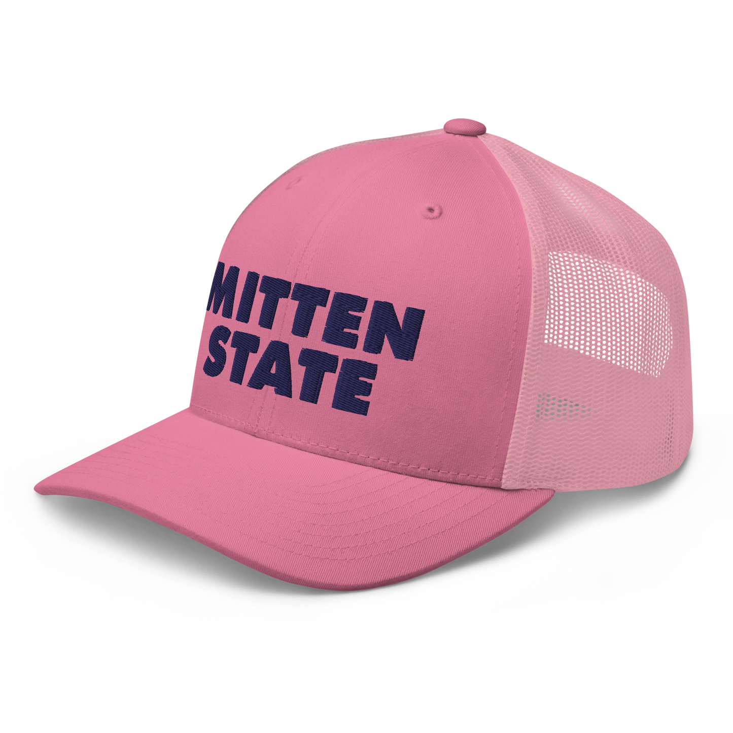 Michigan 'Mitten State' Trucker Hat (Geometric Sans Font)