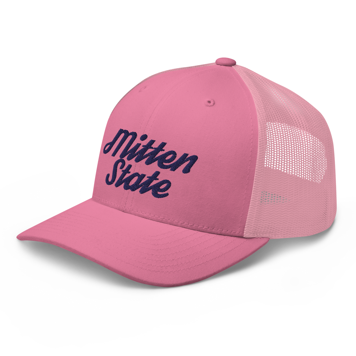 Michigan 'Mitten State' Trucker Hat (Script Font)