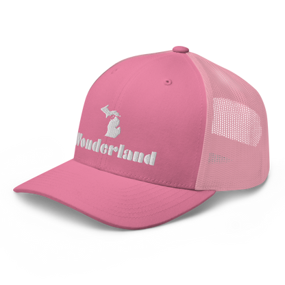 Michigan 'Wonderland' Trucker Hat (Art Deco Font)