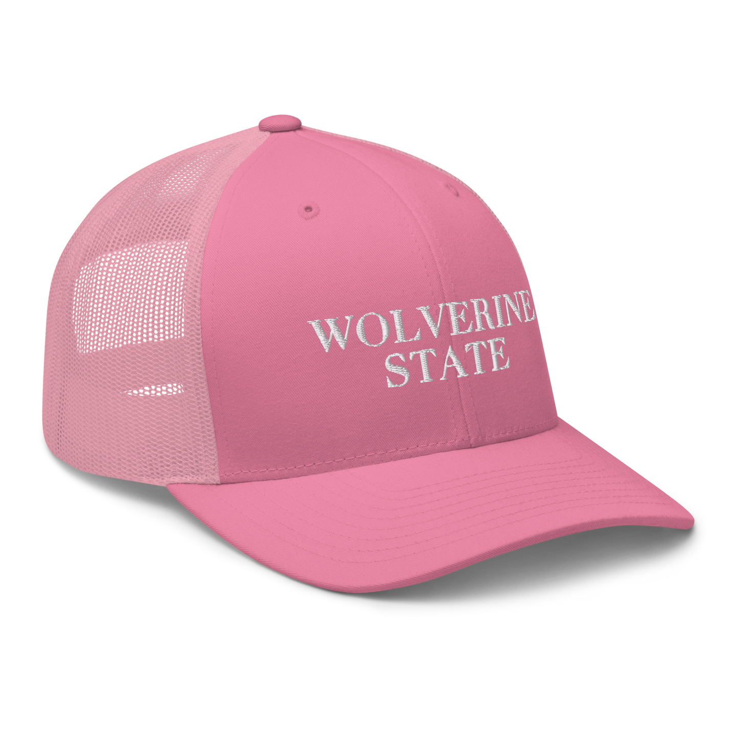 Michigan 'Wolverine State' Trucker Hat (Didone Font)