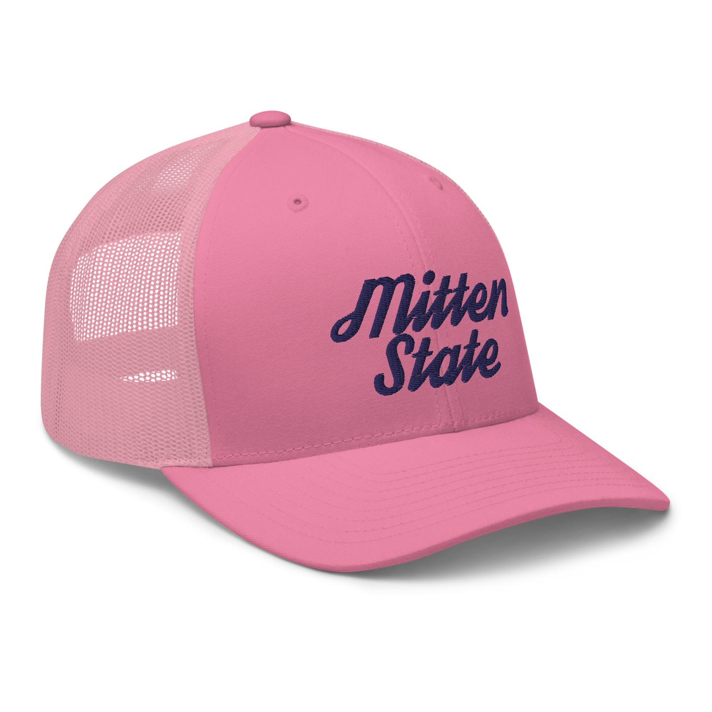 Michigan 'Mitten State' Trucker Hat (Script Font)