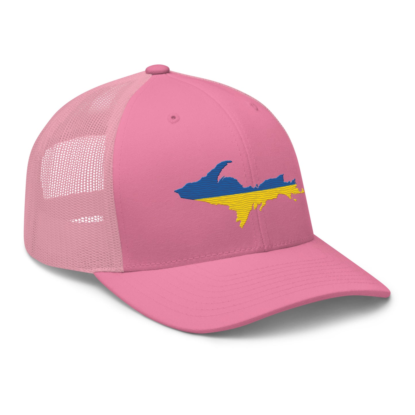 Michigan Upper Peninsula Trucker Hat (Ukraine Edition)