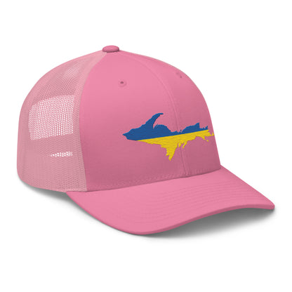 Michigan Upper Peninsula Trucker Hat (Ukraine Edition)