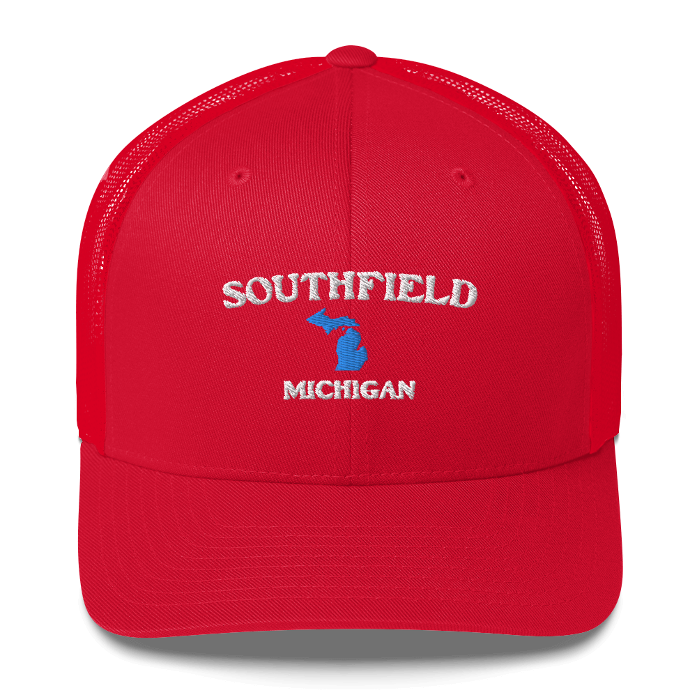 'Southfield Michigan' Trucker Hat (w/ Michigan Outline)