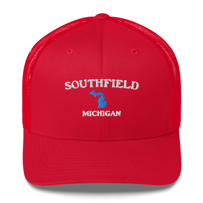 'Southfield Michigan' Trucker Hat (w/ Michigan Outline)