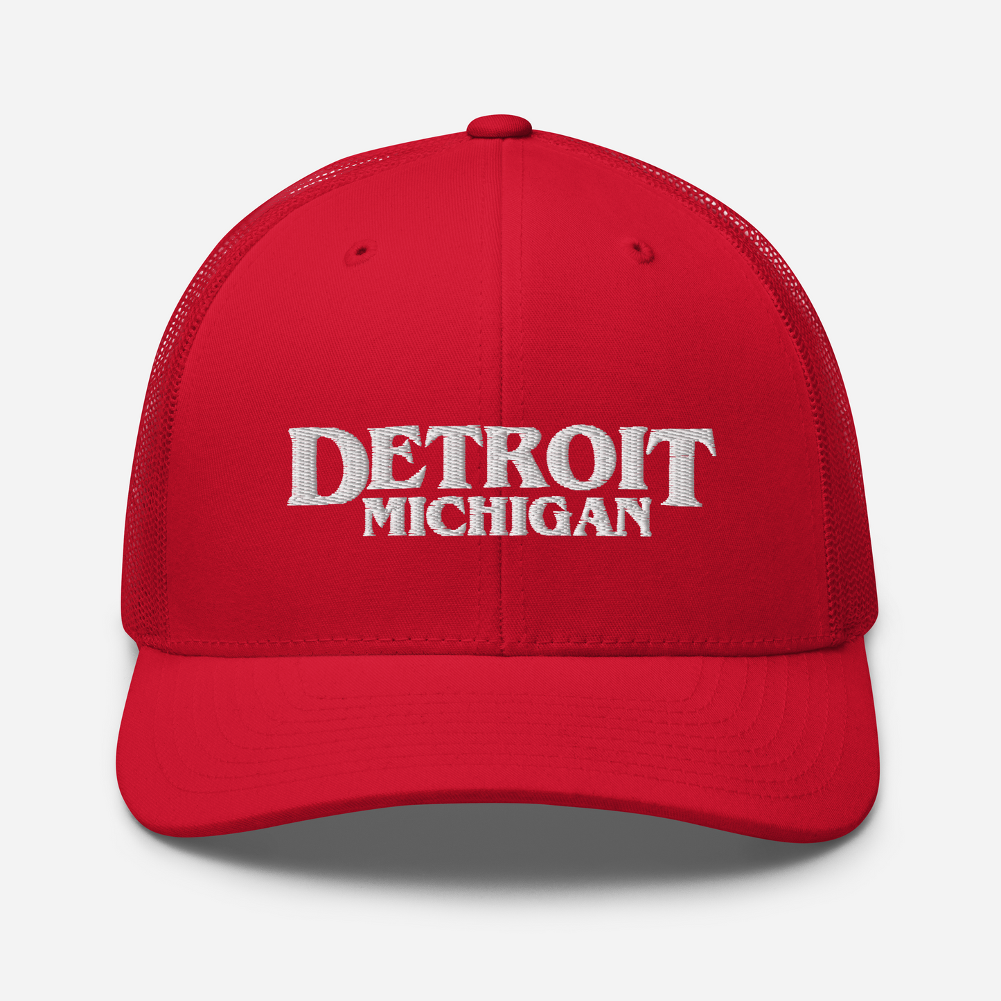 'Detroit Michigan' Trucker Hat (1980s Drama Parody)