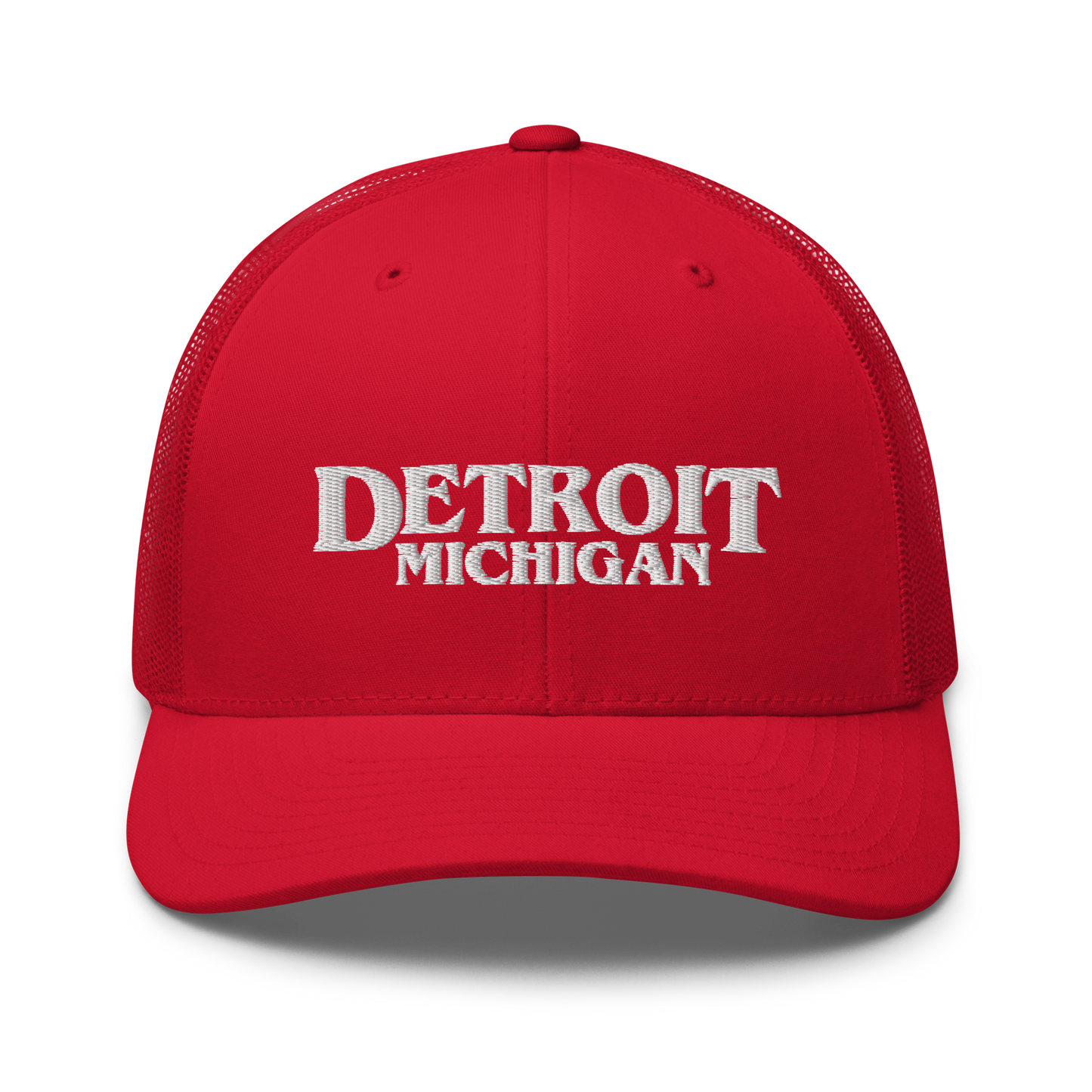 'Detroit Michigan' Trucker Hat (1980s Drama Parody)