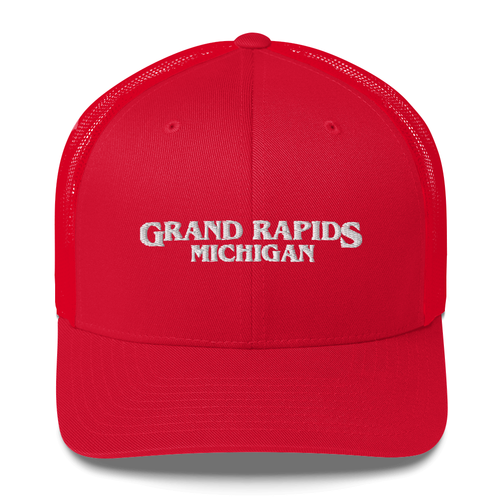 'Grand Rapids Michigan' Trucker Hat (1980s Drama Parody)