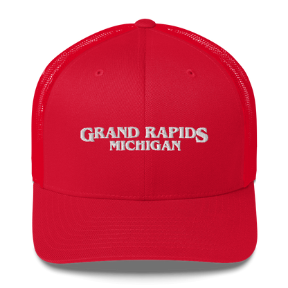 'Grand Rapids Michigan' Trucker Hat (1980s Drama Parody)