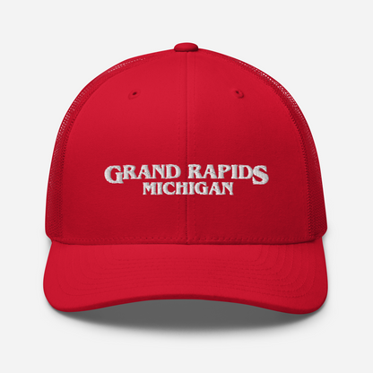 'Grand Rapids Michigan' Trucker Hat (1980s Drama Parody)