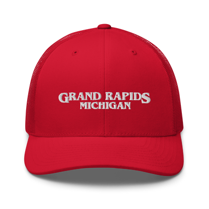 'Grand Rapids Michigan' Trucker Hat (1980s Drama Parody)