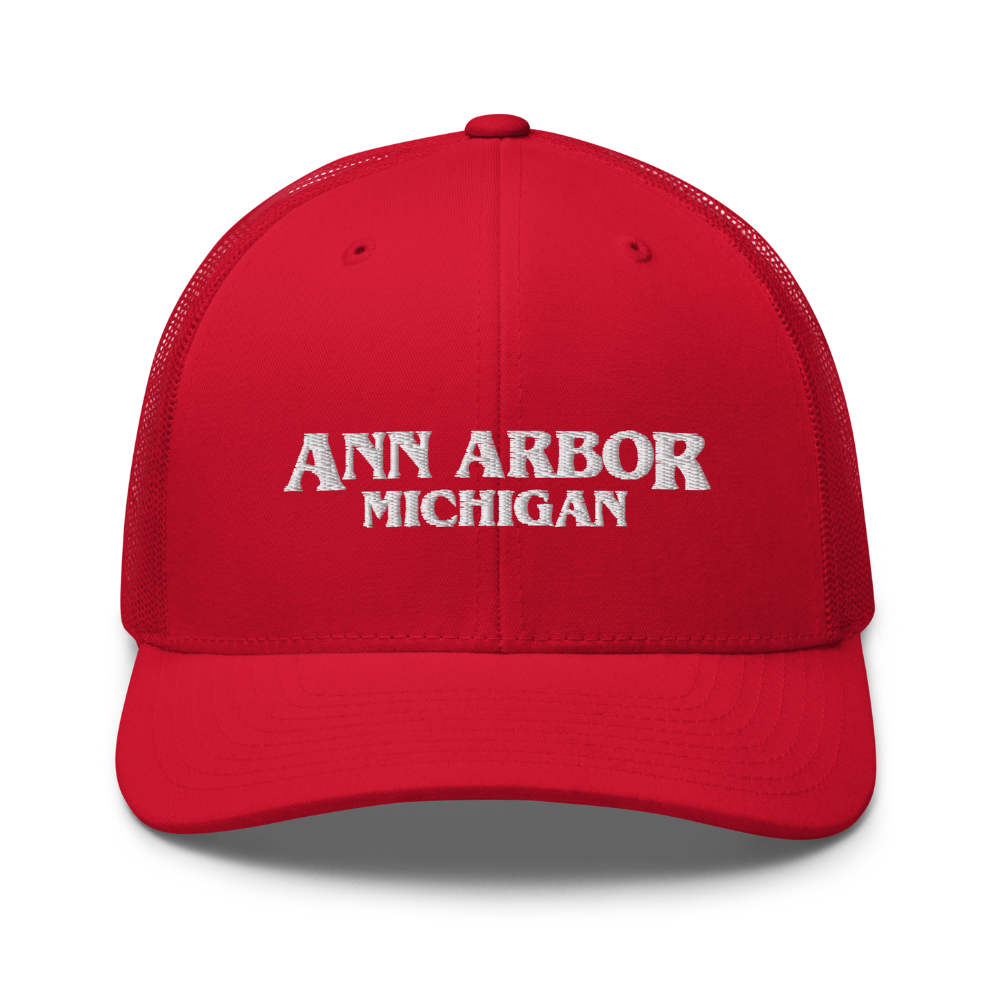 'Ann Arbor Michigan' Trucker Hat (1980s Drama Parody)