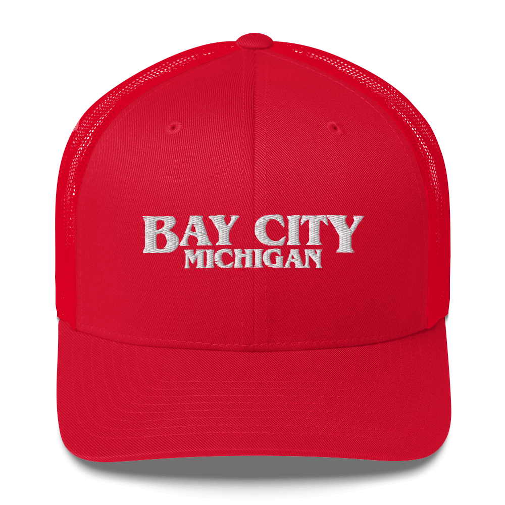 'Bay City Michigan' Trucker Hat (1980s Drama Parody)