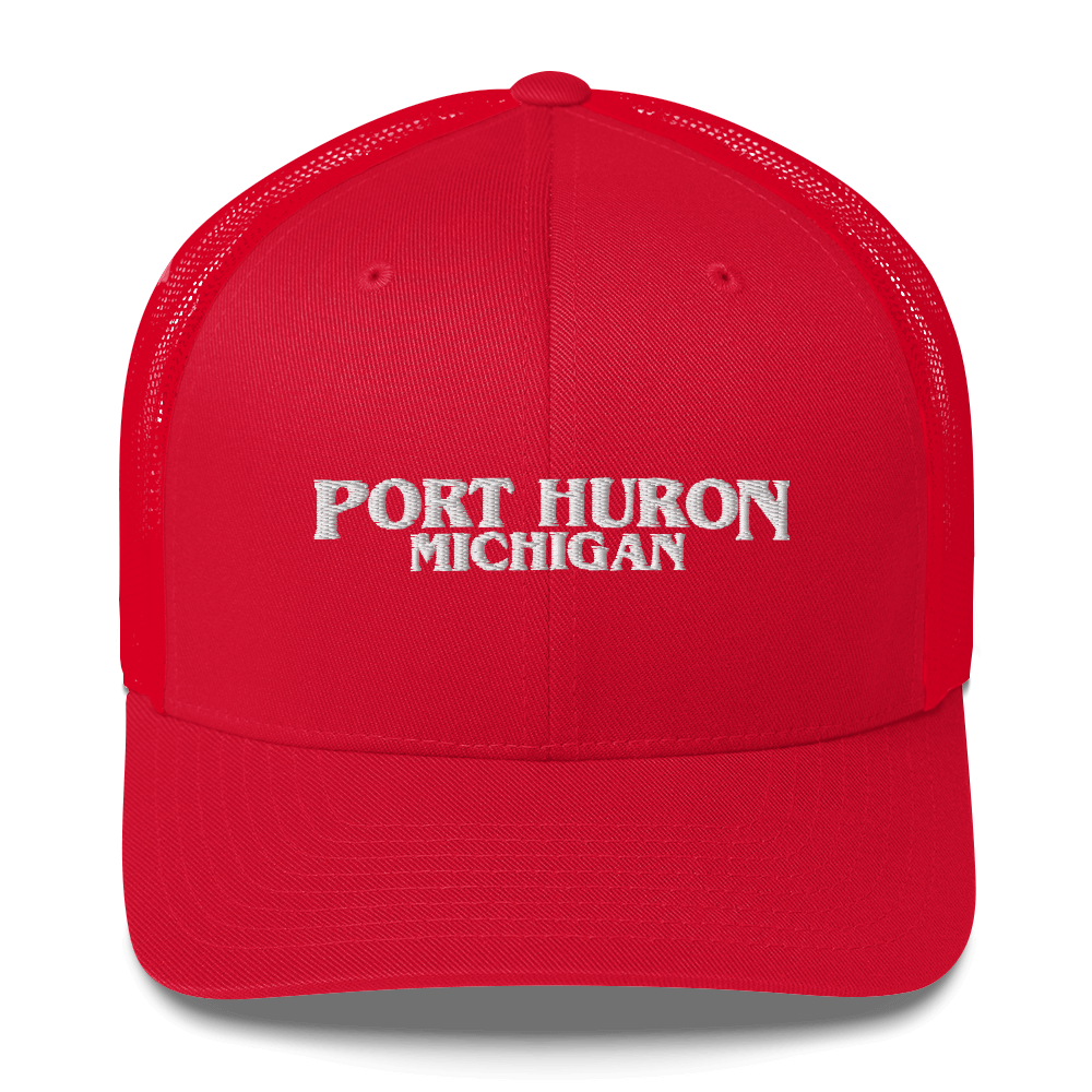 'Port Huron Michigan' Trucker Hat (1980s Drama Parody)