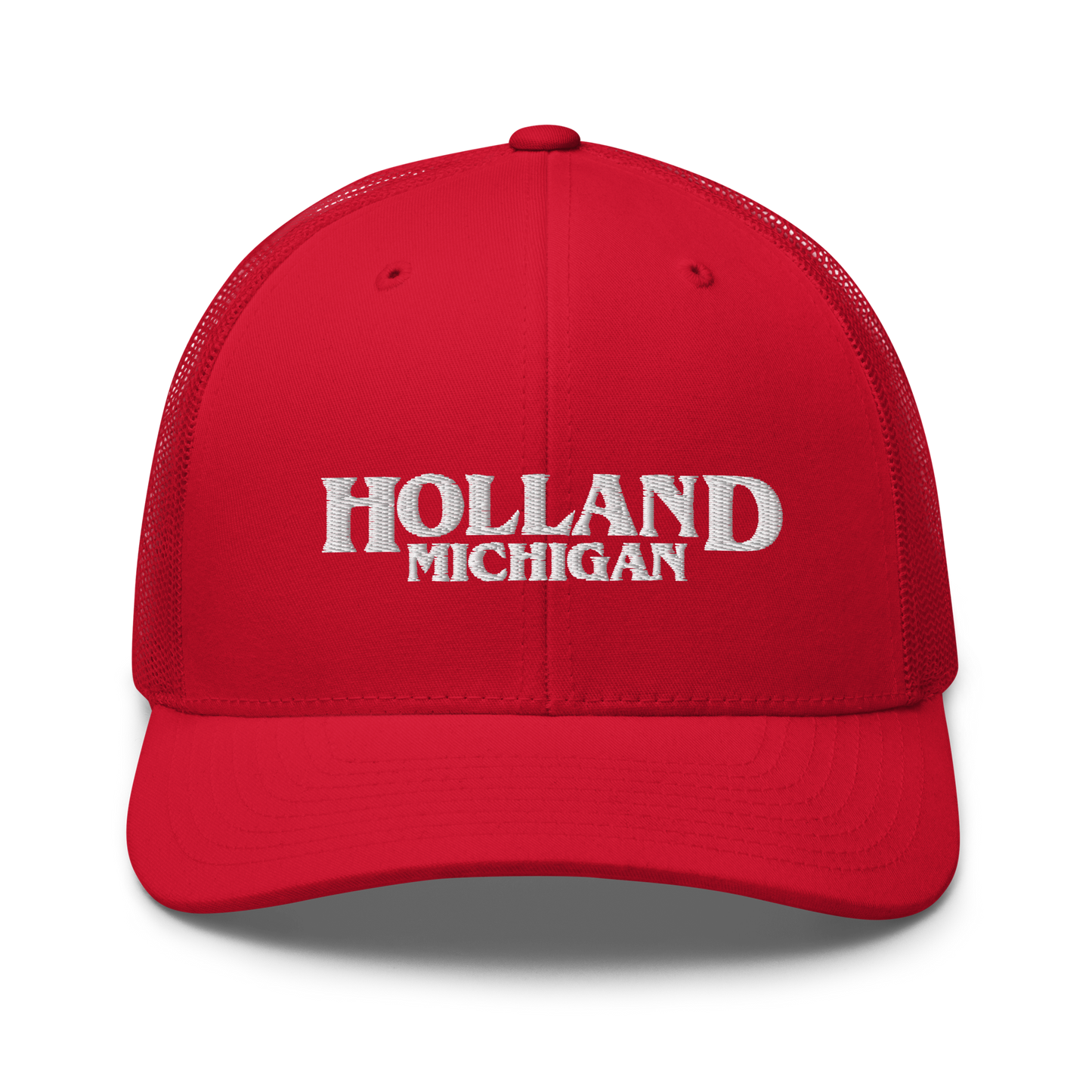 'Holland Michigan' Trucker Hat (1980s Drama Parody)