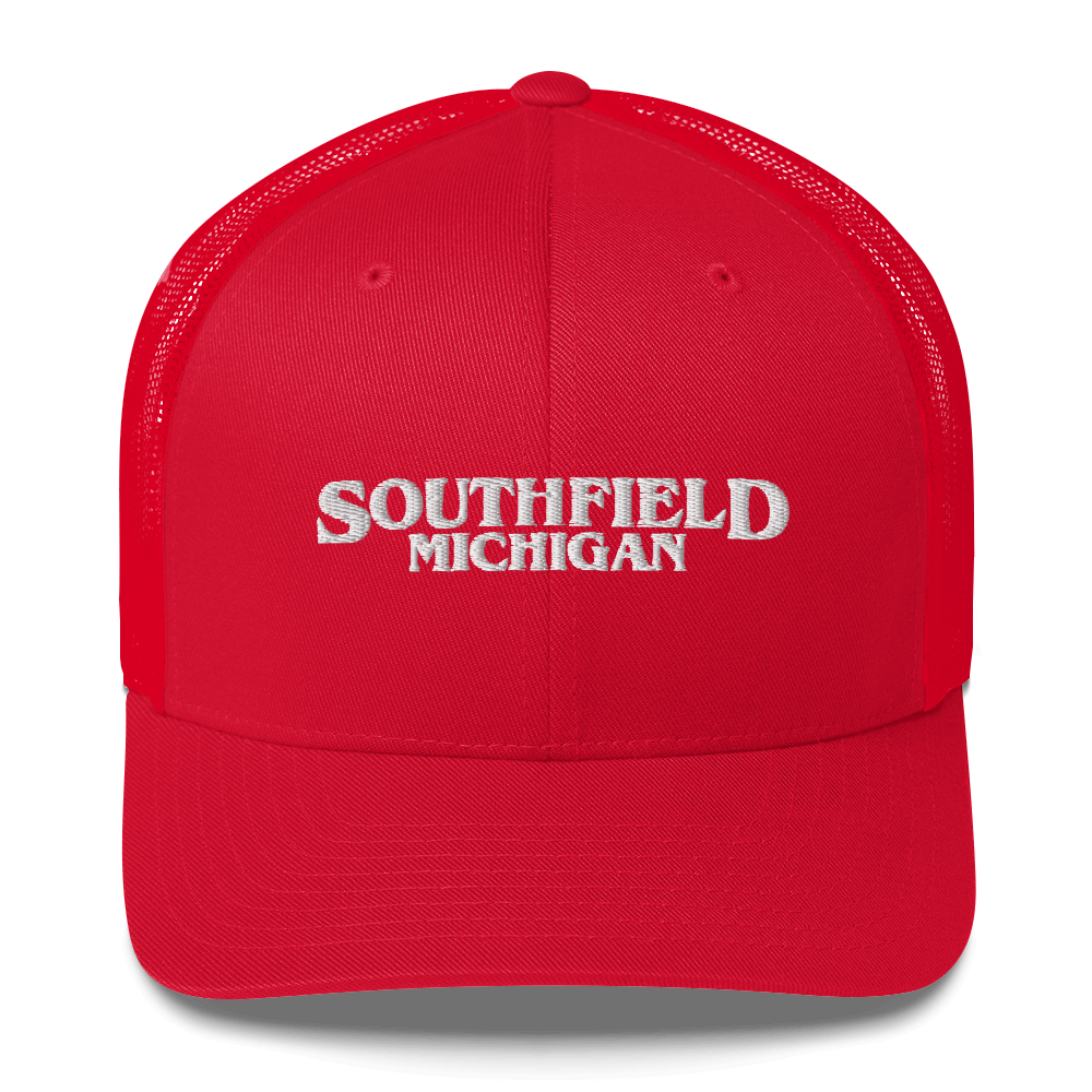 'Southfield Michigan' Trucker Hat (1980s Drama Parody)