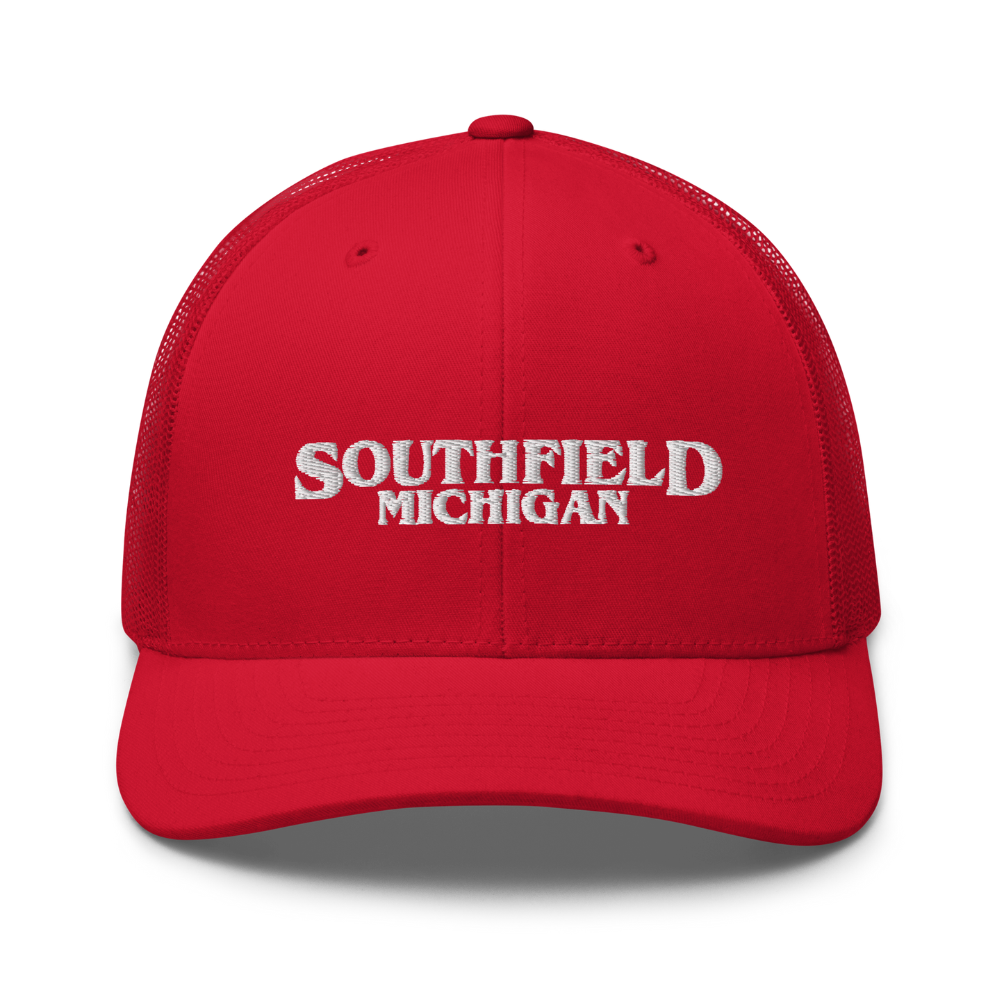 'Southfield Michigan' Trucker Hat (1980s Drama Parody)