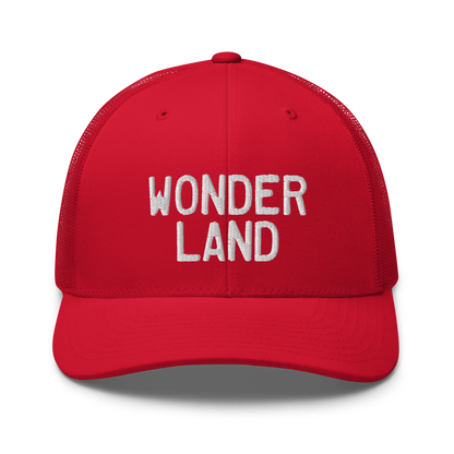 Michigan 'Wonderland' Trucker Cap (Licence Plate Font)