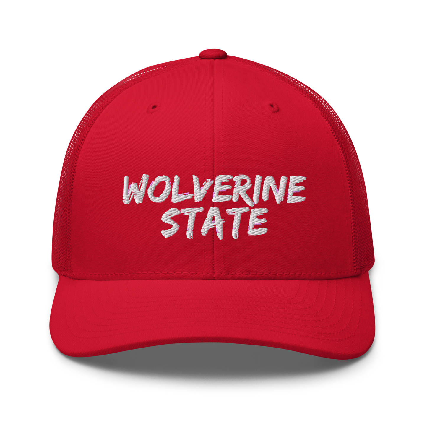 Michigan 'Wolverine State' Trucker Hat (Angry Brush Font)