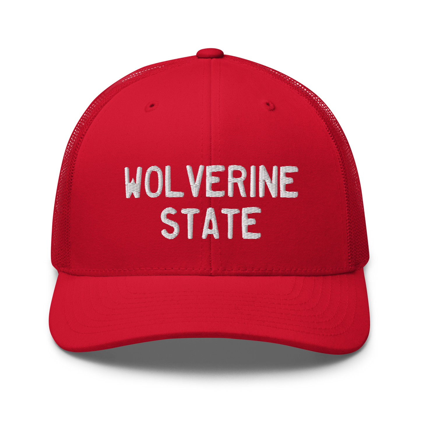 Michigan 'Wolverine State' Trucker Hat (Licence Plate Font)