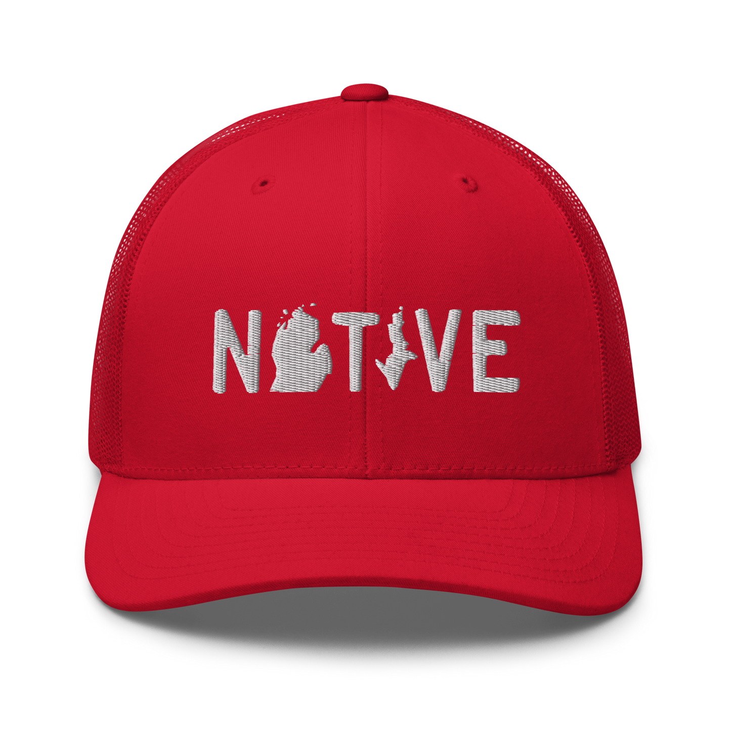 Michigan 'Native' Trucker Hat (Licence Plate Font)