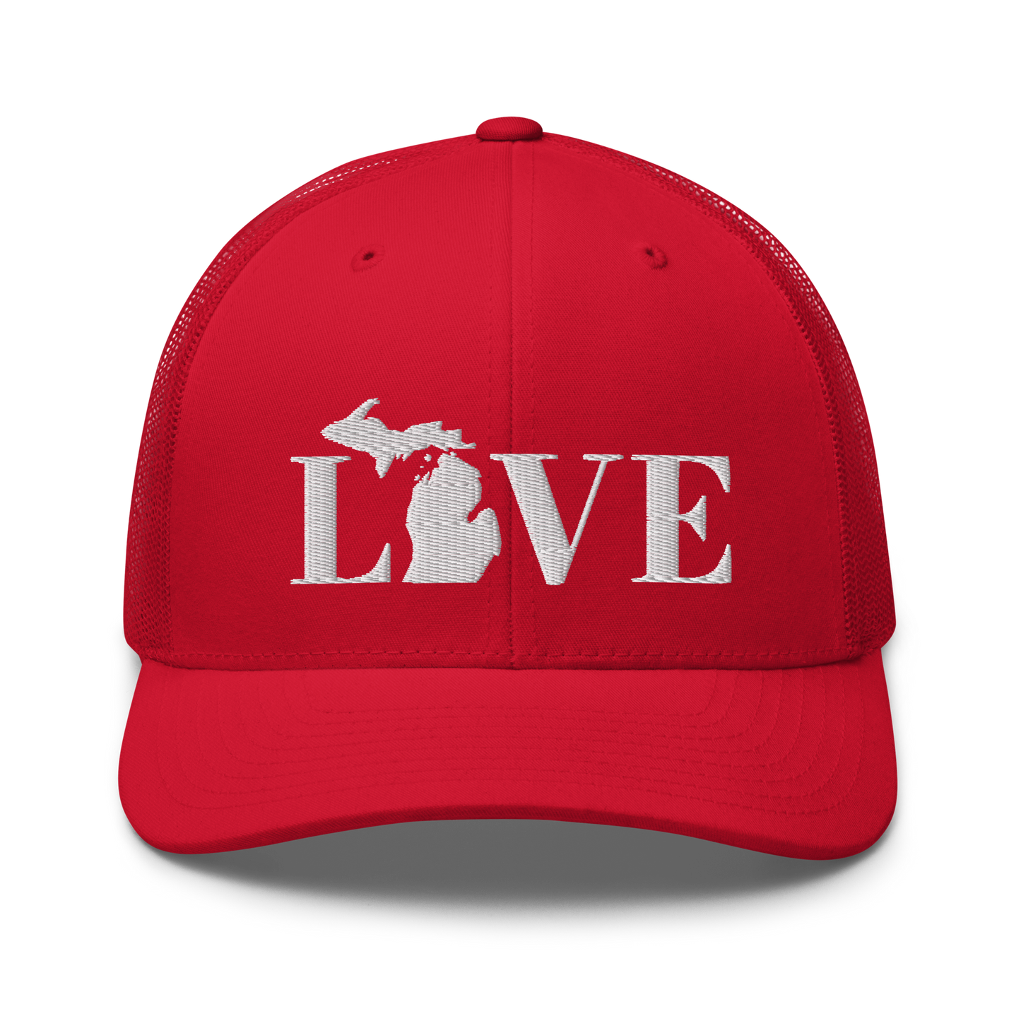 Michigan 'Love' Trucker Hat (Didone Font)