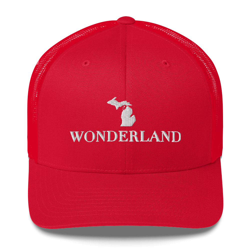 Michigan 'Wonderland' Trucker Hat (Didone Font)