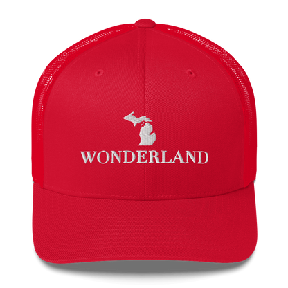 Michigan 'Wonderland' Trucker Hat (Didone Font)