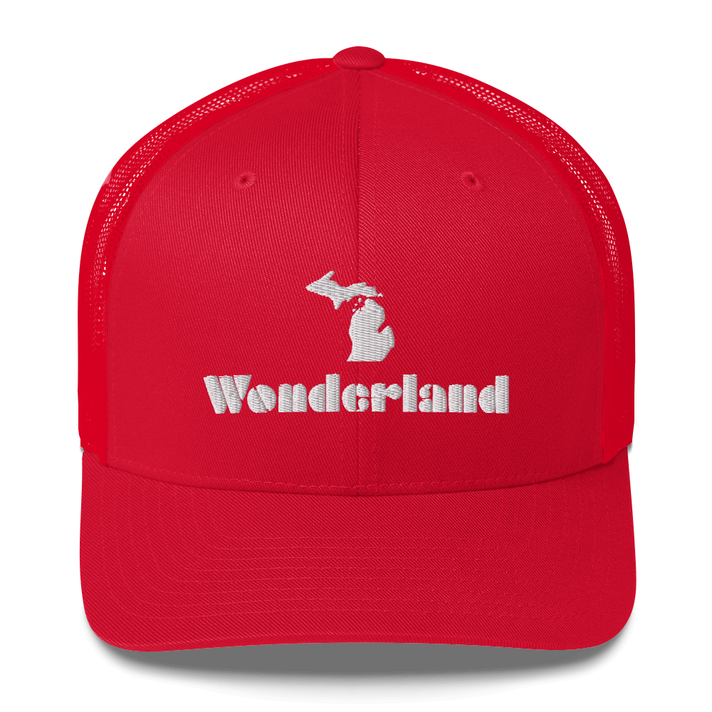 Michigan 'Wonderland' Trucker Hat (Art Deco Font)