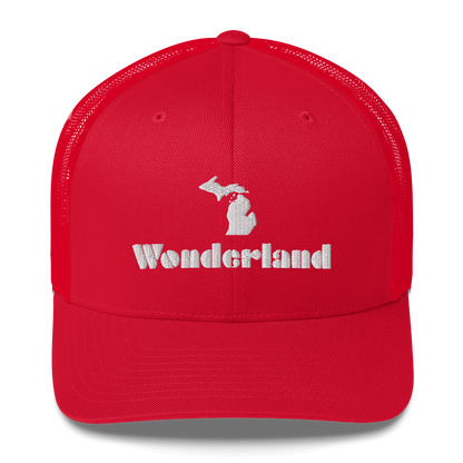 Michigan 'Wonderland' Trucker Hat (Art Deco Font)