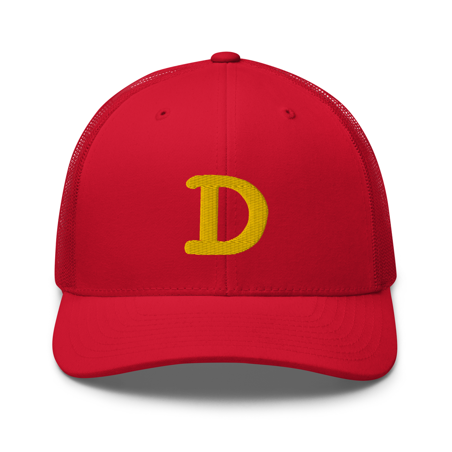 Detroit 'Old French D' Trucker Hat | Gold Embroidery