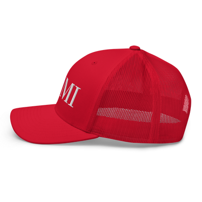 Michigan 'I ❤️ MI' Trucker Hat (Didone Font)